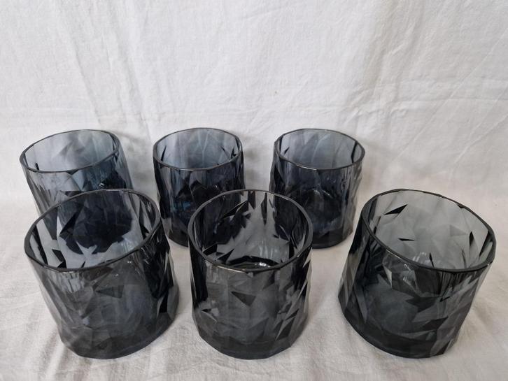 6 stuks Koziol Kunststof glazen Club No. 2. 25 cl, Huis en Inrichting, Keuken | Servies, Zo goed als nieuw, Glas of Glazen, Overige stijlen
