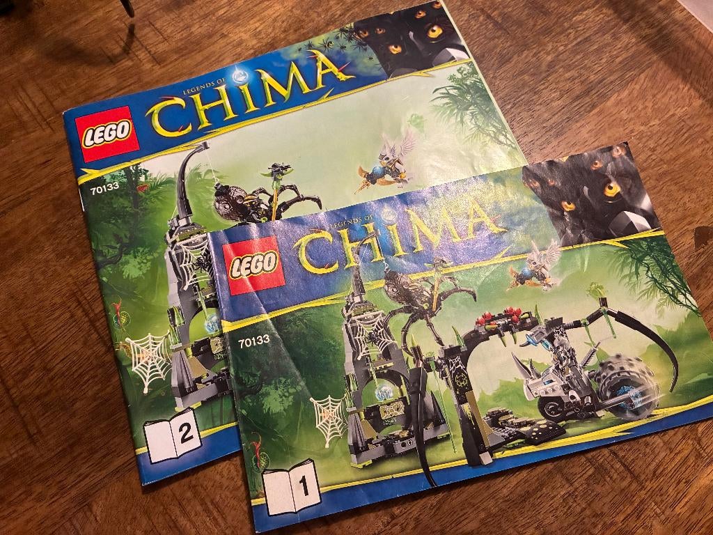 Lego CHIMA 70133 - Spinlyns grot, Kinderen en Baby's, Speelgoed | Duplo en Lego, Gebruikt, Lego, Complete set, Ophalen of Verzenden
