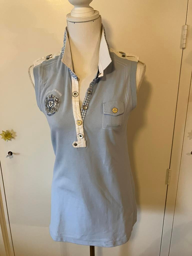 Leuk shirt van l’Argentina maat M, Maat 38/40 (M), Blauw, Ophalen of Verzenden, Zo goed als nieuw