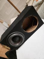 12" Dubbele Subwoofer Kist, Ophalen of Verzenden, Gebruikt