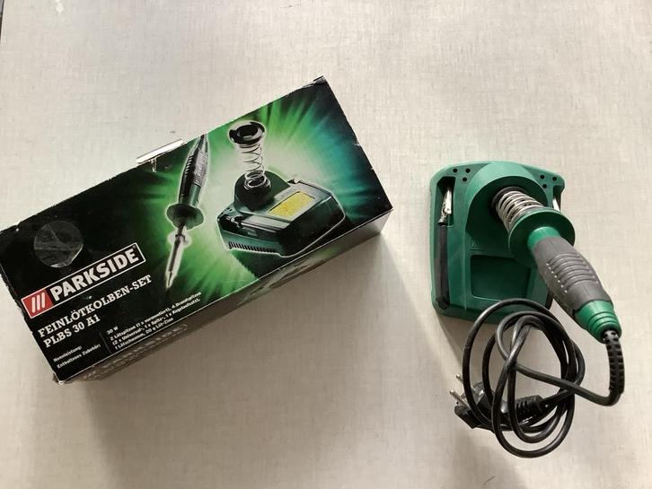 Parkside Soldeerbout Set PLBS 30 A1, Doe-het-zelf en Verbouw, Gereedschap | Handgereedschap, Zo goed als nieuw, Ophalen of Verzenden