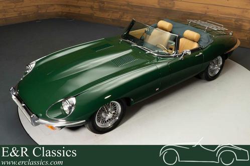 Jaguar E-Type S2 Cabriolet | Uitvoerig gerestaureerd | 1970, Auto's, Oldtimers, Bedrijf, Te koop, Lederen bekleding, Open dak
