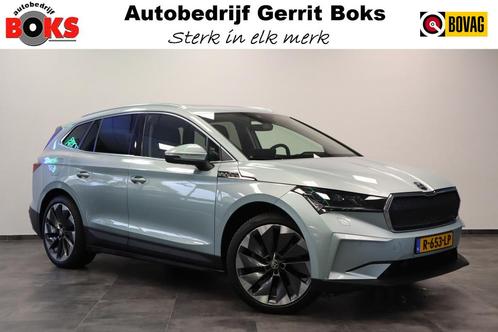 Skoda Enyaq iV 80 First Edition High Panoramadak HUD VCP Nav, Auto's, Skoda, Bedrijf, Te koop, Enyaq, 360° camera, 4x4, ABS, Achteruitrijcamera