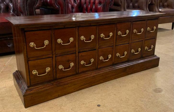Prachtig Oud Engelse Ladekast/Dressoir Mahonie Bruin., Huis en Inrichting, Kasten | Ladekasten, Gebruikt, Minder dan 100 cm, 100 tot 150 cm