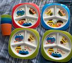 Kinderservies sesamstraat,eetborden,serviesgoed, Ophalen of Verzenden, Zo goed als nieuw