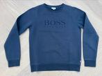ZGAN: Blauwe sweater van Hugo Boss maat 164 / 14 jaar, Trui of Vest, Ophalen of Verzenden, Zo goed als nieuw, Hugo Boss
