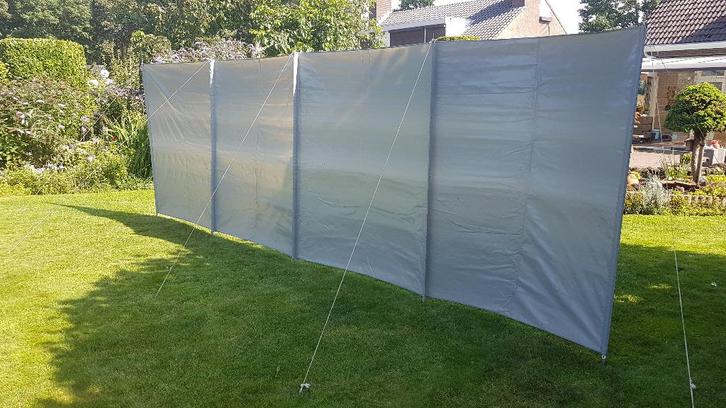Groot / hoog model windscherm / schaduwdoek - 610 x 195 cm, Caravans en Kamperen, Windschermen, Zo goed als nieuw, Ophalen of Verzenden