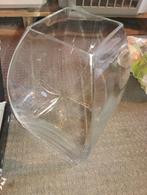 Glazen Vaas / Pot, Wit, Ophalen of Verzenden, Minder dan 50 cm, Glas