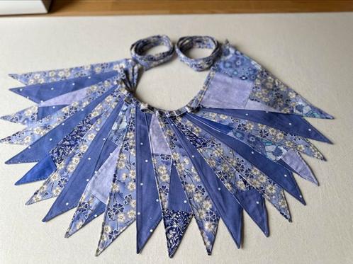 Handgemaakte vlaggenlijn “Laura Ashley Patchwork” extra lang, Diversen, Vlaggen en Wimpels, Nieuw, Ophalen of Verzenden