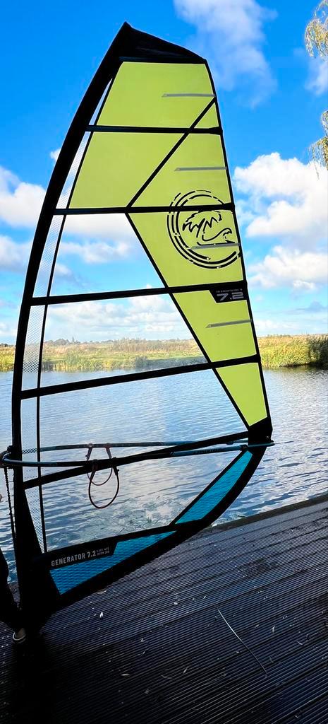 Tiki Generator 7.2 Freeride Zeil, Watersport en Boten, Windsurfen, Gebruikt, Zeil, 7 m² of meer, Ophalen