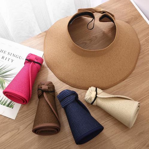 Opvouwbare zonnekleppen Strandhoed One size, Kleding | Dames, Hoeden en Petten, Nieuw, One size fits all, Ophalen of Verzenden