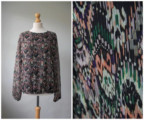 NED - mooie als nieuwe top met lange mouw / zwart / maat L, Kleding | Dames, Tops, Zo goed als nieuw, Maat 42/44 (L), Zwart, Lange mouw
