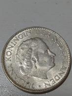 Zilveren gulden uit 1966, Postzegels en Munten, Munten | Nederland, Ophalen of Verzenden, Koningin Juliana, 1 gulden