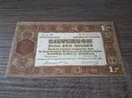 UNC biljet 1 gulden zilverbon 1920, lastiger 1-letter serie, Postzegels en Munten, Bankbiljetten | Nederland, Ophalen of Verzenden