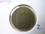 Peseta 1944 Spanje (nr 2), Postzegels en Munten, Munten | Europa | Niet-Euromunten, Ophalen of Verzenden, Losse munt, Overige landen