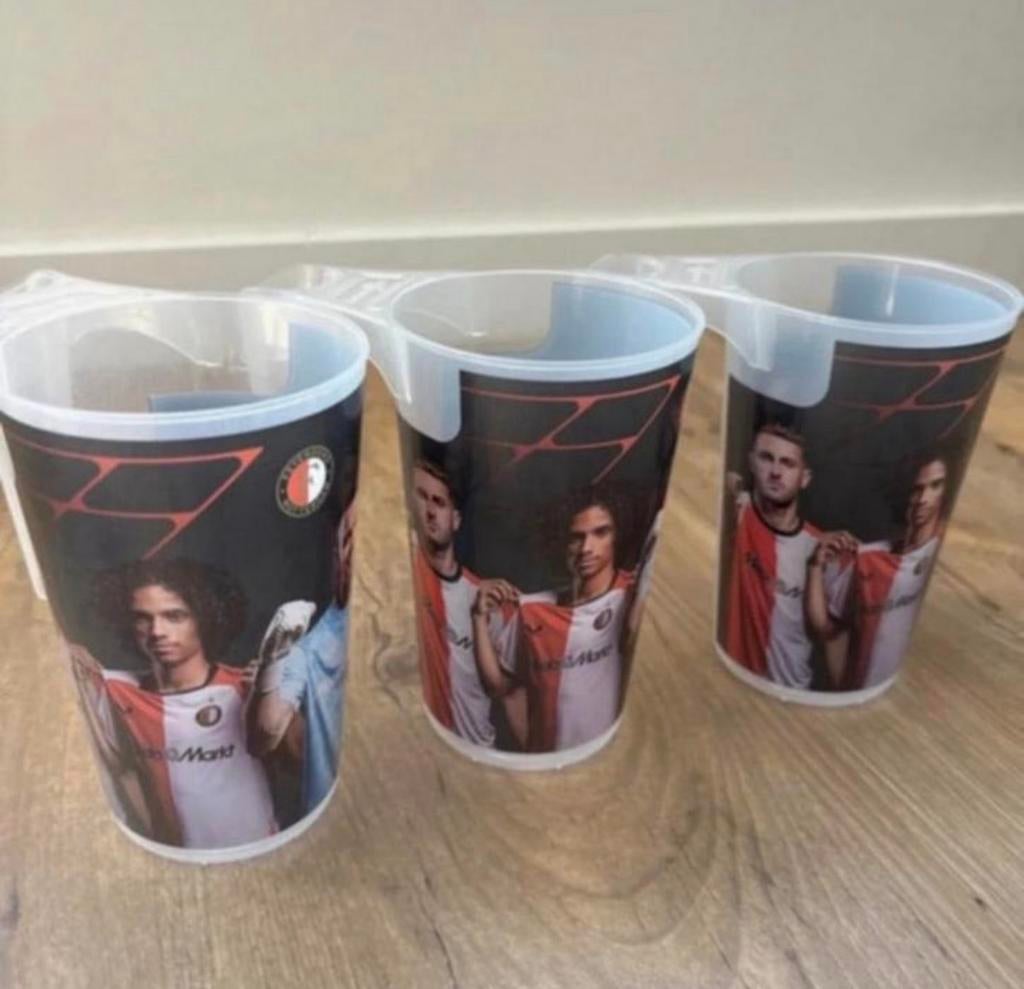 Drinkbekers Feyenoord, Ophalen of Verzenden, Zo goed als nieuw, Feyenoord, Overige typen