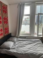 Ikea Malm bed 140 x 200 cm met matras, kussens en lakens, Rotterdam