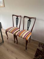 Eetkamerstoelen Antiek Klassiek Elegante stijl 4 Stuk., Ophalen of Verzenden