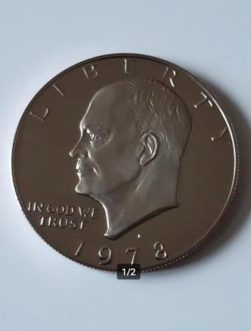 Eisenhouwer Dollar 1978 S Proof beschikbaar voor biedingen