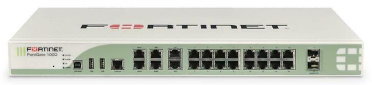 Fortinet - Fortigate 100D Firewall  11-6, Computers en Software, Routers en Modems, Zo goed als nieuw, Router, Ophalen of Verzenden