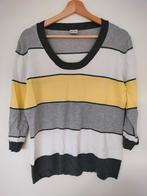 Zwart-wit-geel-grijze trui DFVV maat 42, Kleding | Dames, Maat 42/44 (L), Ophalen of Verzenden, Grijs, Dfvv