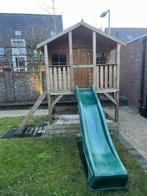 Speelhuisje met glijbaan, Kinderen en Baby's, Speelgoed | Buiten | Speeltoestellen, Ophalen, Zo goed als nieuw, Glijbaan