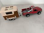 Schleich pick up met paarden trailer 2012, Ophalen of Verzenden, Gebruikt