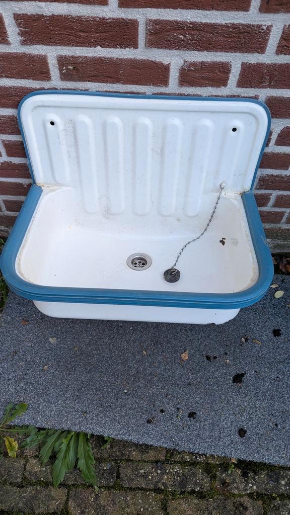 Wastafel/stortbak, Doe-het-zelf en Verbouw, Sanitair, Gebruikt, Wastafel, Ophalen