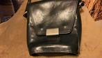 Vintage tas B&S leer, Sieraden, Tassen en Uiterlijk, Tassen | Damestassen, Ophalen of Verzenden, Zo goed als nieuw, Zwart, Handtas