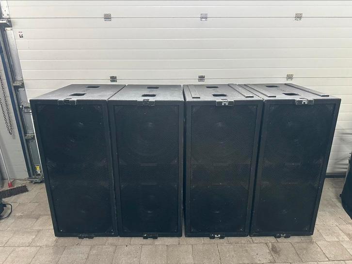 4x RAM Audio ARS 218 Subwoofer, Muziek en Instrumenten, Versterkers | Keyboard, Monitor en PA, Gebruikt, P.A., 1000 watt of meer