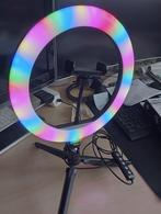 Selfie ring light, Ophalen of Verzenden, Zo goed als nieuw, Lamp of Flitsset