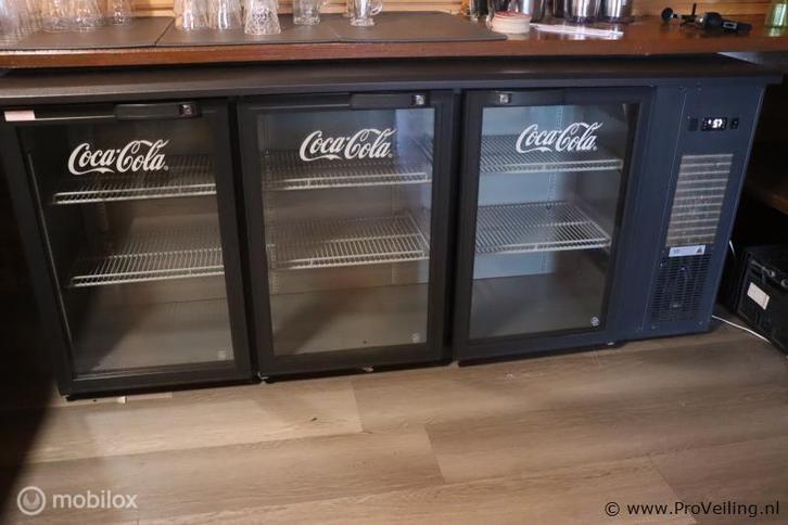 Online Veiling: Coca-Cola flessenkoeling - 200x54x85cm, Witgoed en Apparatuur, Koelkasten en IJskasten, Gebruikt