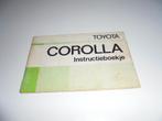 instruktieboekje Toyota Corolla 30, Ophalen of Verzenden