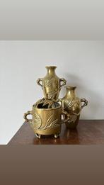 Qing Bronzen Wierookbrander & Vaasjes, Antiek en Kunst, Ophalen of Verzenden, Brons