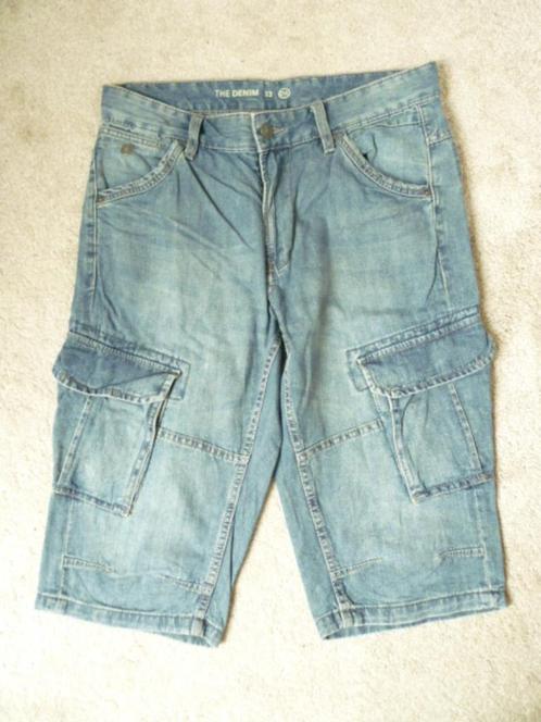 C&A korte jeans W32 bermuda, Kleding | Heren, Spijkerbroeken en Jeans, Gedragen, W32 (confectie 46) of kleiner, Blauw, Ophalen of Verzenden