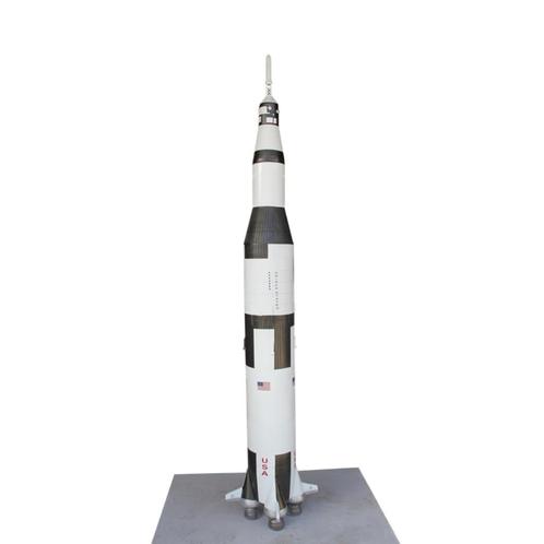 Rocket I - Polyester Handpainted - Hoogte 240 cm - Raket, Verzamelen, Beelden en Beeldjes, Nieuw, Ophalen