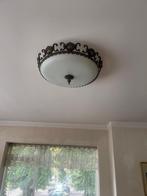 plafondlamp van opaalglas, Huis en Inrichting, Lampen | Plafondlampen, Ophalen, Gebruikt, Glas, Klassiek