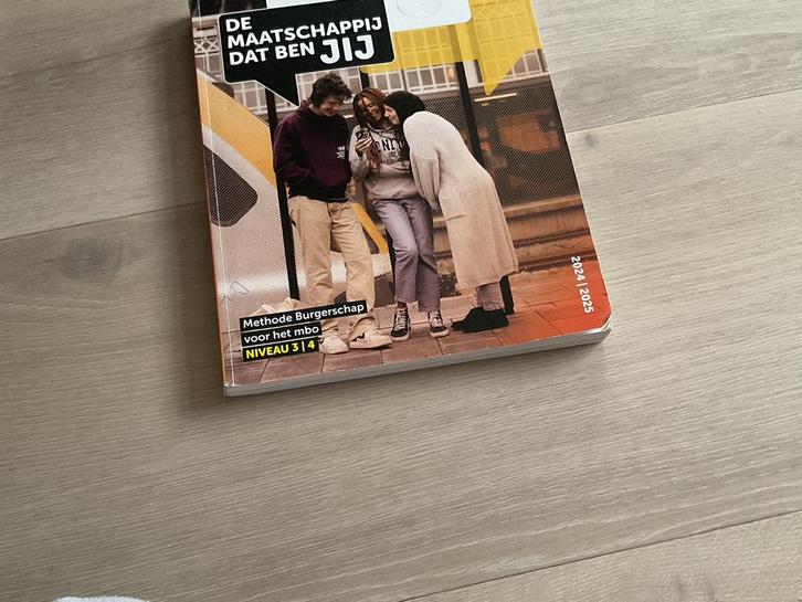 De Maatschappij Dat Ben Jij - MBO Burgerschap, Boeken, Schoolboeken, Zo goed als nieuw, Maatschappijleer, VMBO, Ophalen of Verzenden