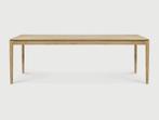 Ethnicraft bok eettafel 220x95, Huis en Inrichting, Tafels | Eettafels, Eikenhout, 200 cm of meer, 50 tot 100 cm, Zo goed als nieuw