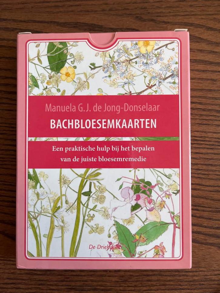 Bachbloesemkaarten - Manuela de Jong-Donselaar, Boeken, Esoterie en Spiritualiteit, Zo goed als nieuw, Achtergrond en Informatie