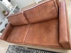 Ecoleer Kwantum Bank NIEUW Lounge 2-3 Zits Cognac, Ophalen, 75 tot 100 cm, Rechte bank, Stof