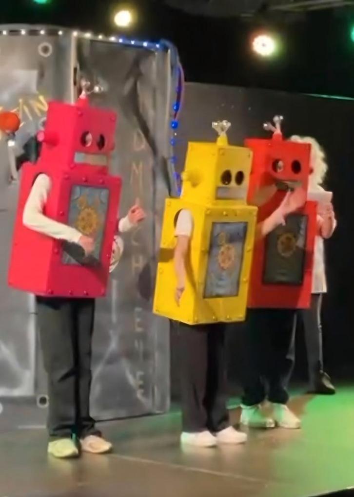 3 Robotpakken - Carnaval/Optreden, Kinderen en Baby's, Carnavalskleding en Verkleedspullen, Gebruikt, Jongen of Meisje, 158 t/m 164