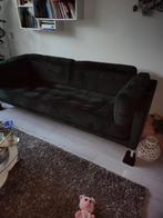 fluweel groene bank, Huis en Inrichting, Banken | Sofa's en Chaises Longues, Ophalen, Zo goed als nieuw, 75 tot 100 cm, Driepersoons