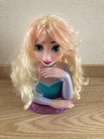 Kaphoofd / make up hoofd Elsa Frozen, Kinderen en Baby's, Speelgoed | Poppen, Ophalen of Verzenden, Gebruikt, Overige typen