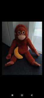 Grote apen knuffel met banaan, Ophalen of Verzenden, Nieuw, Overige typen