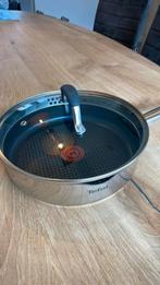 Deksel tbv van hapjespan 24 cm, Ophalen, Zo goed als nieuw, Rvs, Koekenpan of Braadpan