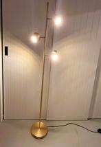 Stijlvolle messing staande lamp - Rietveld design, Huis en Inrichting, Lampen | Vloerlampen, Ophalen of Verzenden, Zo goed als nieuw