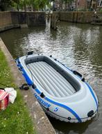 Intex - 5 persoons boot met peddels en fluistermotor, Watersport en Boten, Ophalen, Zo goed als nieuw, Overige typen, Met peddels