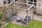Pergola met schaduwdoek en 2 zijden afsluitbaar, Tuin en Terras, Overkappingen, Ophalen, Gebruikt