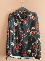 La Dress Blouse - Bloemenprint - Maat M, Ophalen of Verzenden, Zo goed als nieuw, Maat 38/40 (M), Zwart